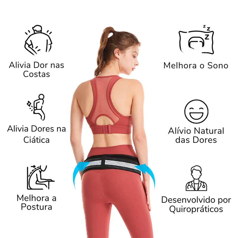 Cinto para Dor nas Costas Lumbofit Pro – Alívio Rápido e Confortável