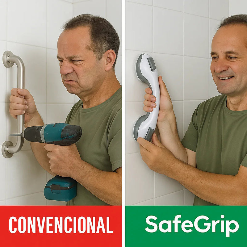 Barra de Apoio Portátil para Banheiro SafeGrip Pro – Segurança Máxima no Banho