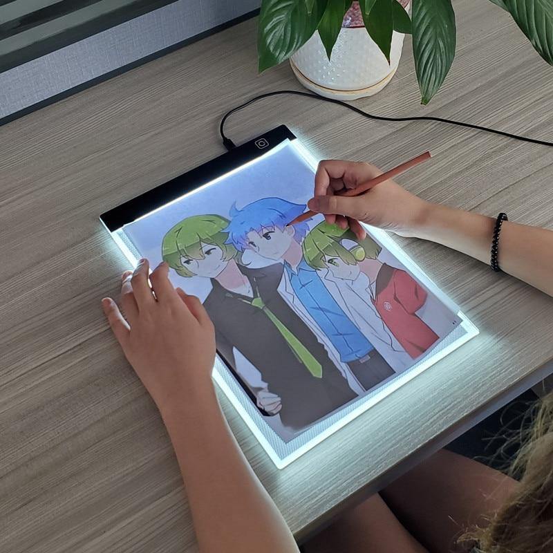 Caderno LED Para Desenho DrawMaster Pro – Criatividade Iluminada