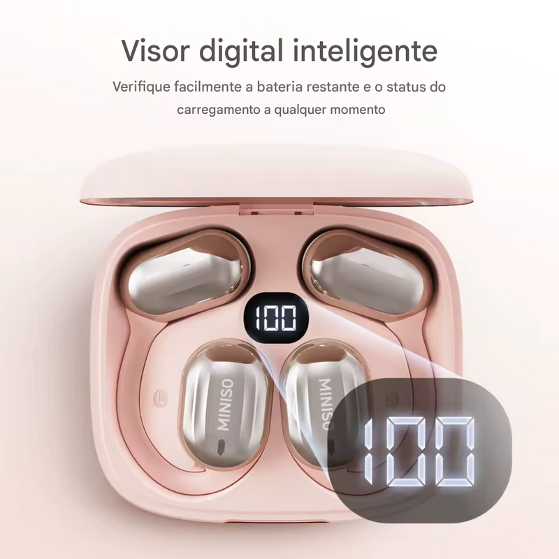 Fone Tradutor Bluetooth Miniso MS162 Pro – Comunicação Sem Barreiras