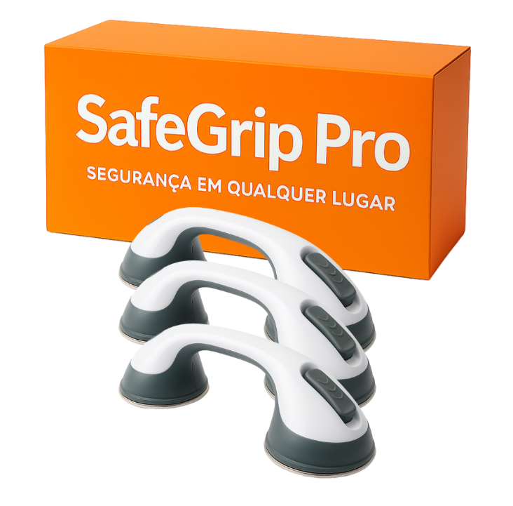 Barra de Apoio Portátil para Banheiro SafeGrip Pro – Segurança Máxima no Banho