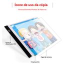 Caderno LED Para Desenho DrawMaster Pro – Criatividade Iluminada