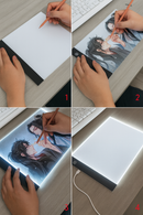 Caderno LED Para Desenho DrawMaster Pro – Criatividade Iluminada