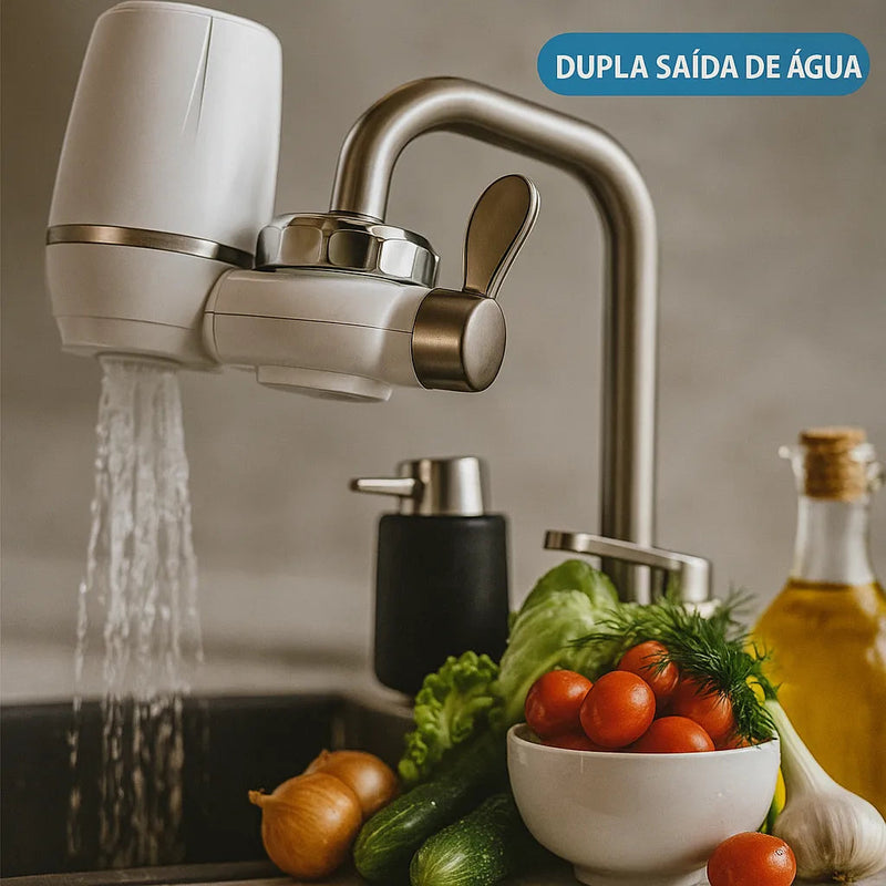Purificador de Água para Torneira AquaShield Plus – Água Pura Sem Cloro