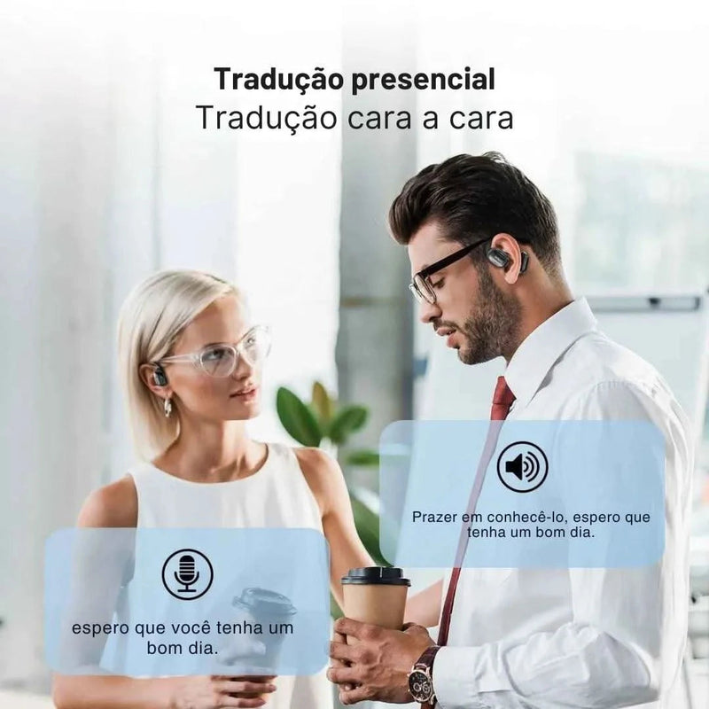 Fone Tradutor Bluetooth Miniso MS162 Pro – Comunicação Sem Barreiras